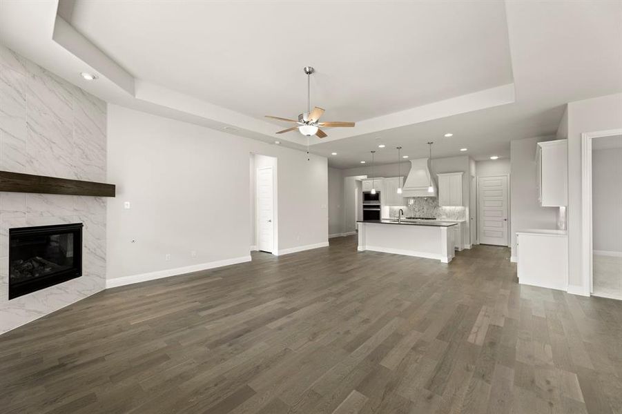 Spacious, unfurnished interior of a new home in River Ranch, Van Alstyne (Image 28). Spacious, unfurnished interior of a new home in River Ranch, Van Alstyne (Image 28).