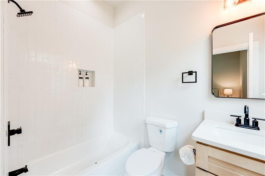 Furnished interior view inside a new home in , Atlanta (Image 12).