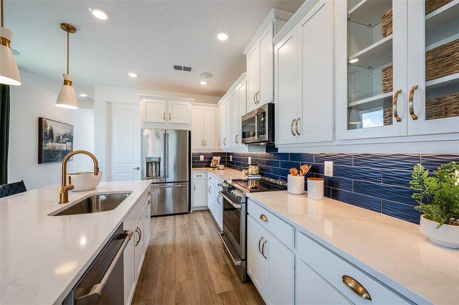 Furnished interior view inside a new home in Esplanade at Wellen Park, Englewood (Image 21).