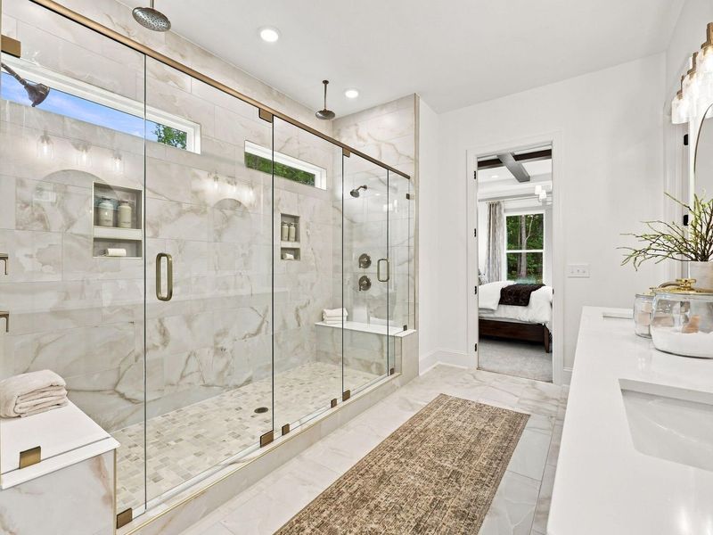 Furnished interior view inside a new home in Rockport, Wake Forest (Image 28).