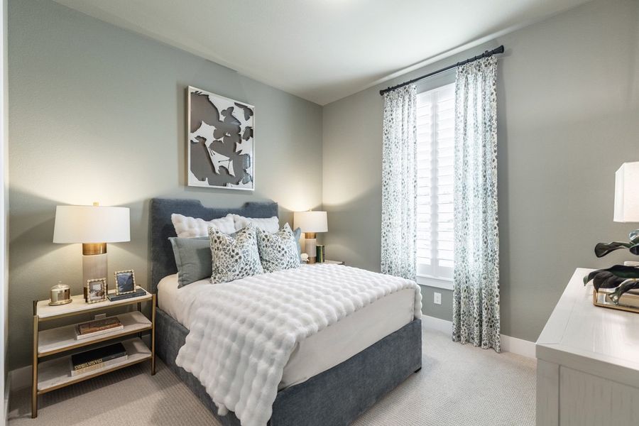 Representative Secondary Bedroom - some options shown