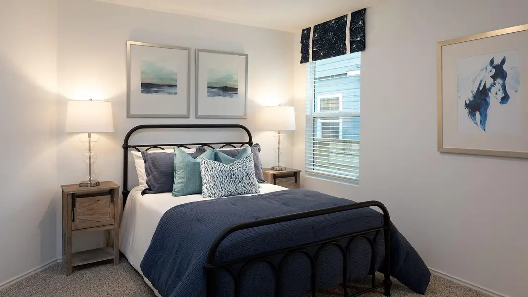 Furnished interior view inside a new home in Meadowlark Preserve: Claremont Collection, Pflugerville (Image 5).