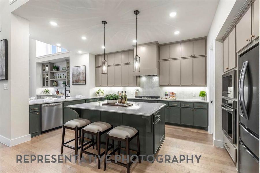 Furnished interior view inside a new home in Mosaic, Celina (Image 13).