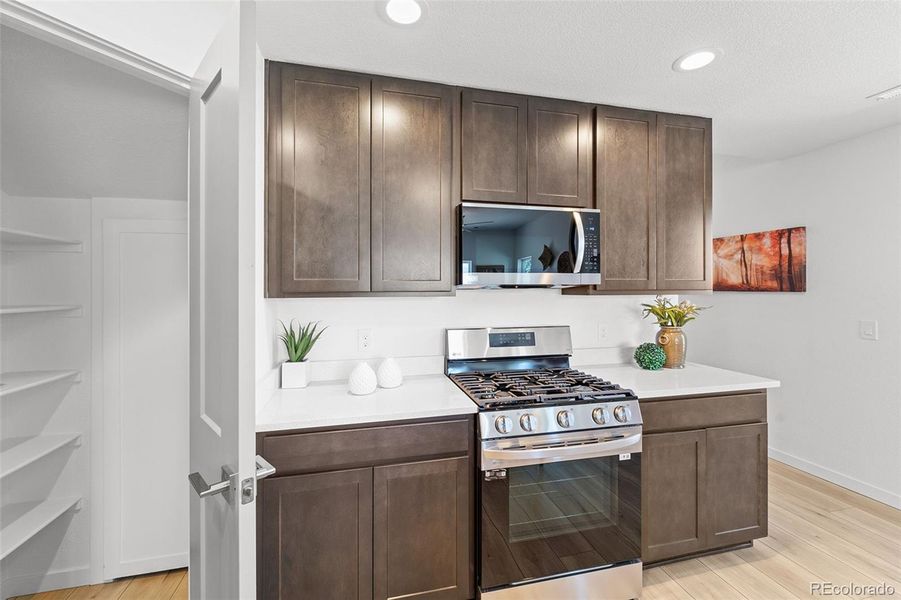 Furnished interior view inside a new home in , Colorado Springs (Image 5).