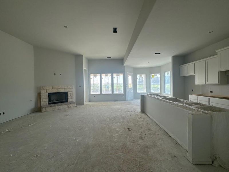 In-progress construction of a new home in Terra Escalante, Blue Ridge, TX (Image 10).