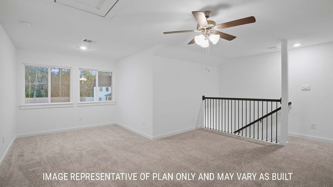 Spacious, unfurnished interior of a new home in The Woods, Lumberton (Image 20).