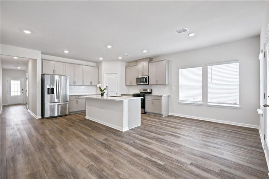 Furnished interior view inside a new home in Parkside at Grayson, Grayson (Image 11). Furnished interior view inside a new home in Parkside at Grayson, Grayson (Image 11).