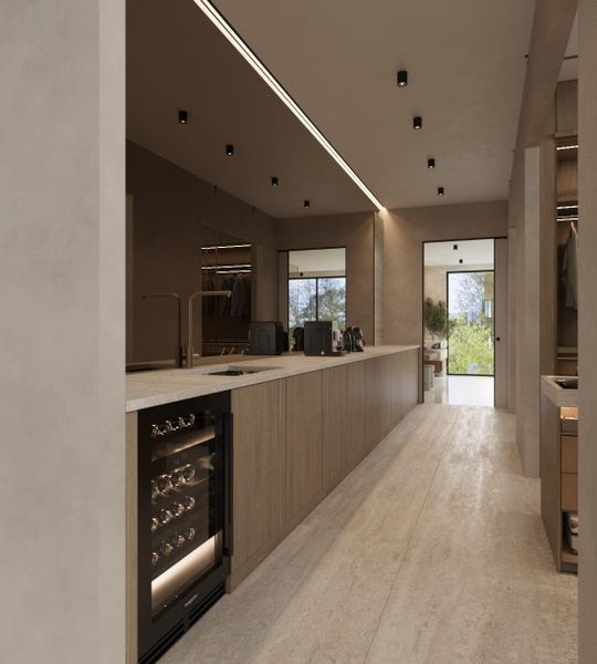 Furnished interior view inside a new home in , Boca Raton (Image 10).