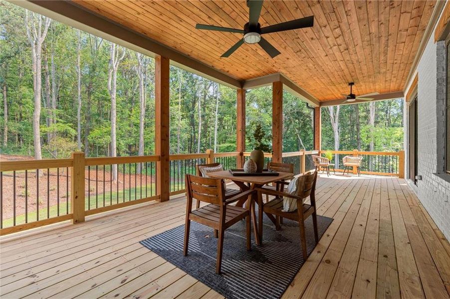 Exterior details and patio area of a home in , Canton (Image 4).