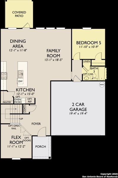2D floor plan layout of this home in Cordova Trails, Seguin, TX (Image 4). 2D floor plan layout of this home in Cordova Trails, Seguin, TX (Image 4).
