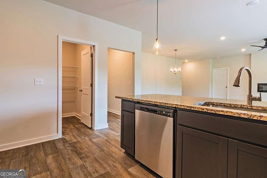 Furnished interior view inside a new home in Fern Dale, Fairburn (Image 7).