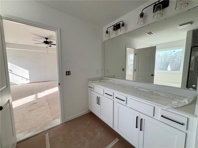 In-progress construction of a new home in Arbors at Richland Creek, Buford, GA (Image 21).