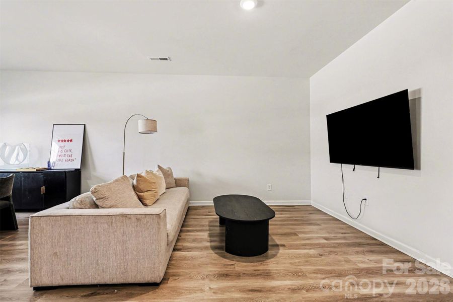 Spacious living room