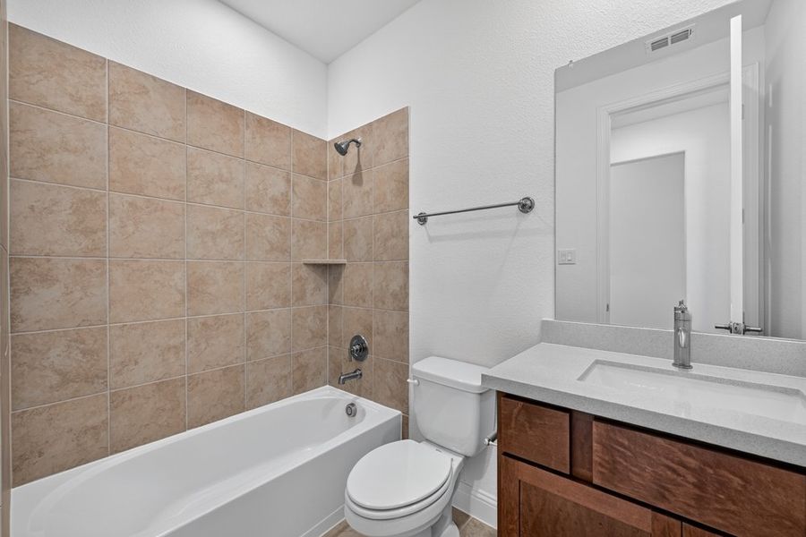 Furnished interior view inside a new home in South Oak, Lakewood Village (Image 12).