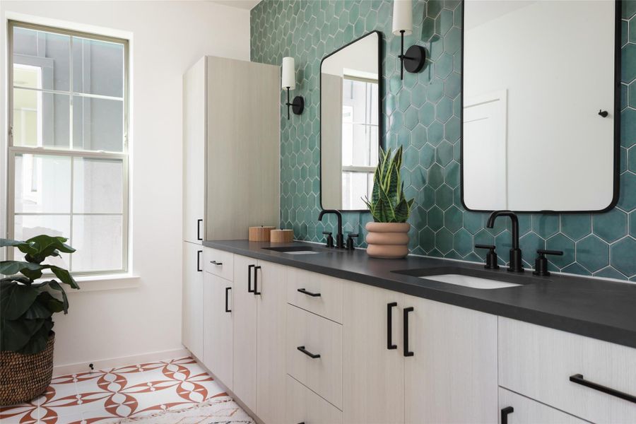 Spare room with ceiling fan, wood finished floors, a healthy amount of sunlight, and baseboards