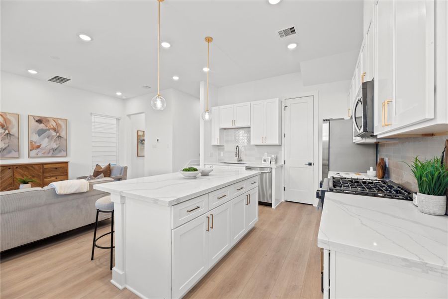 Furnished interior view inside a new home in , Houston (Image 15).