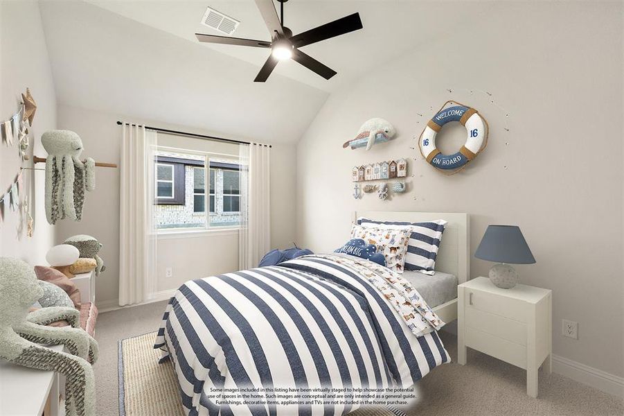 Furnished interior view inside a new home in Sunset Ridge, Alvarado (Image 4).