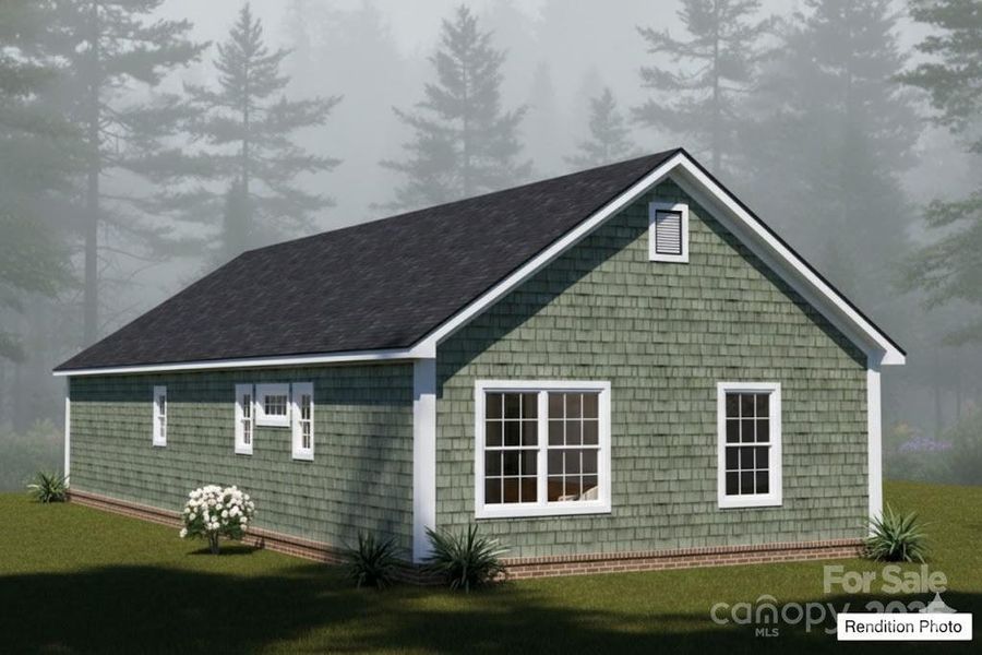 Exterior rendering of this home design in , Maggie Valley, NC (Image 3).