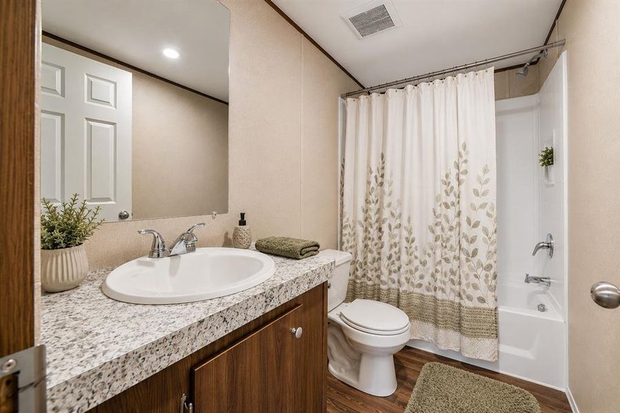 Furnished interior view inside a new home in , Springtown (Image 14).