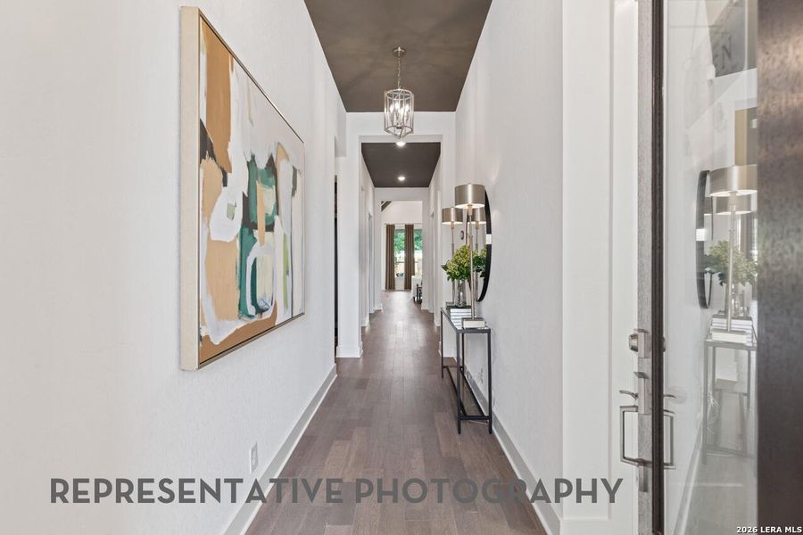 Furnished interior view inside a new home in The Ranches at Creekside, Boerne (Image 24).