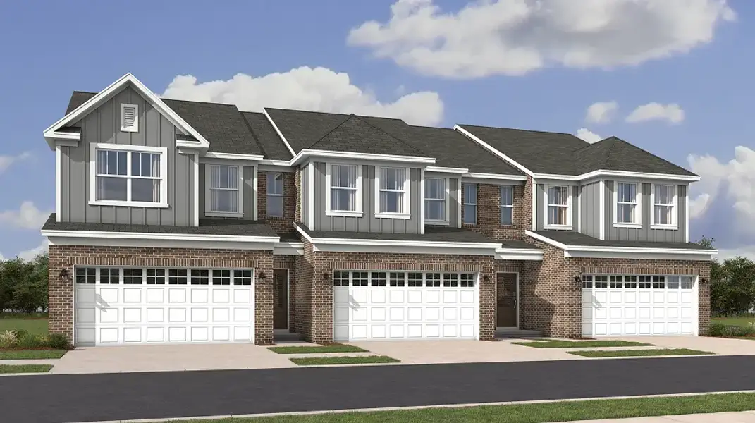 Front exterior of a new home in Pemberton, Antioch, TN, highlighting curb appeal (Image 1). Front exterior of a new home in Pemberton, Antioch, TN, highlighting curb appeal (Image 1).