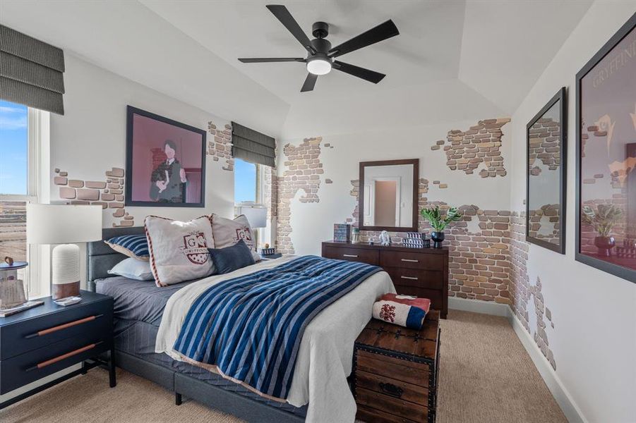 Furnished interior view inside a new home in East Village - Classic Series, Frisco (Image 25).