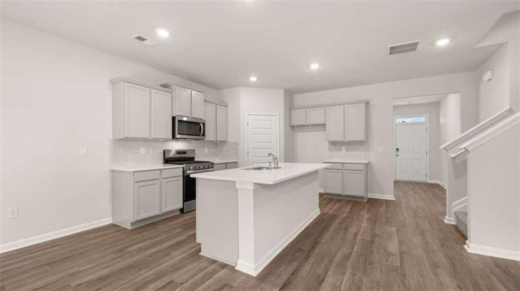 Furnished interior view inside a new home in Cedar Ridge - Locust Grove Station, Locust Grove (Image 4).