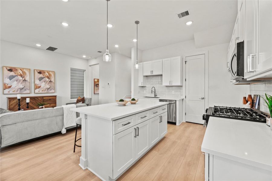 Furnished interior view inside a new home in , Houston (Image 14). Furnished interior view inside a new home in , Houston (Image 14).