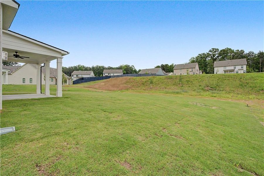 Exterior details and patio area of a home in Springside Reserve, Powder Springs (Image 27).