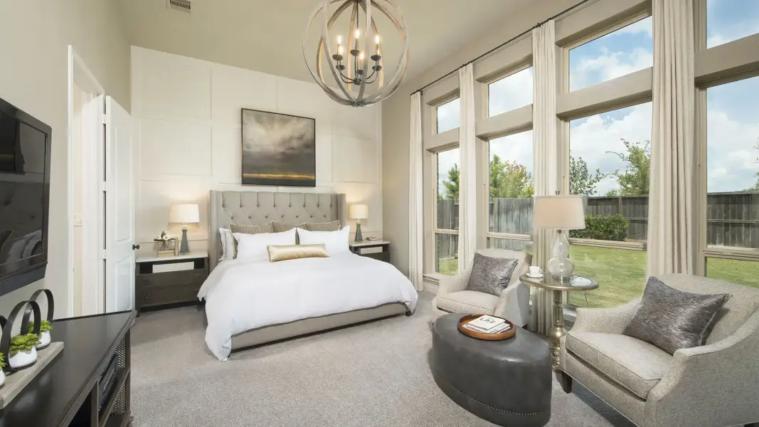 Furnished interior view inside a new home in Meridiana, Manvel (Image 11).