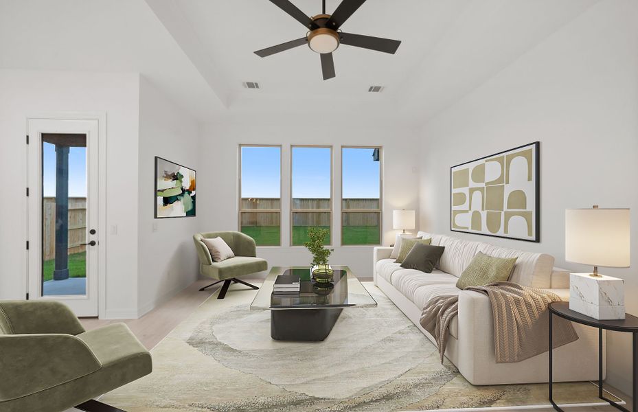 Furnished interior view inside a new home in Lago Mar, Texas City (Image 6). Furnished interior view inside a new home in Lago Mar, Texas City (Image 6).