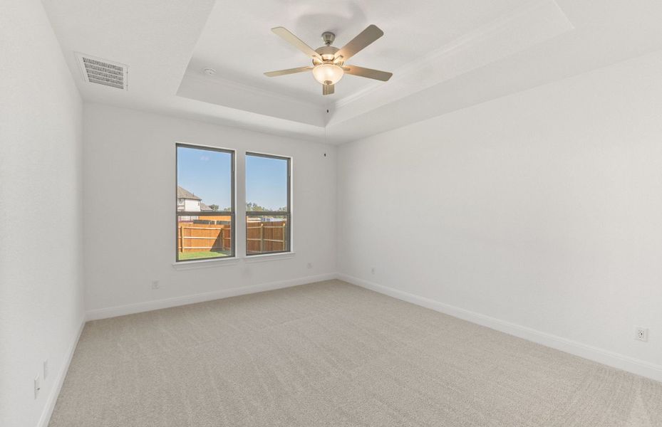 Spacious, unfurnished interior of a new home in Saddleback at Santa Rita Ranch, Liberty Hill (Image 46). Spacious, unfurnished interior of a new home in Saddleback at Santa Rita Ranch, Liberty Hill (Image 46).