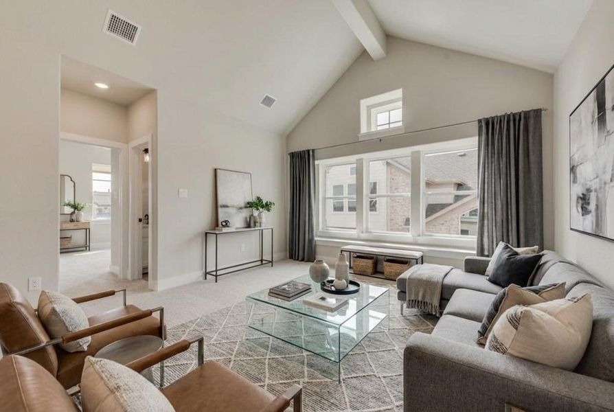 Furnished interior view inside a new home in Somerset Park, Rockwall (Image 19).