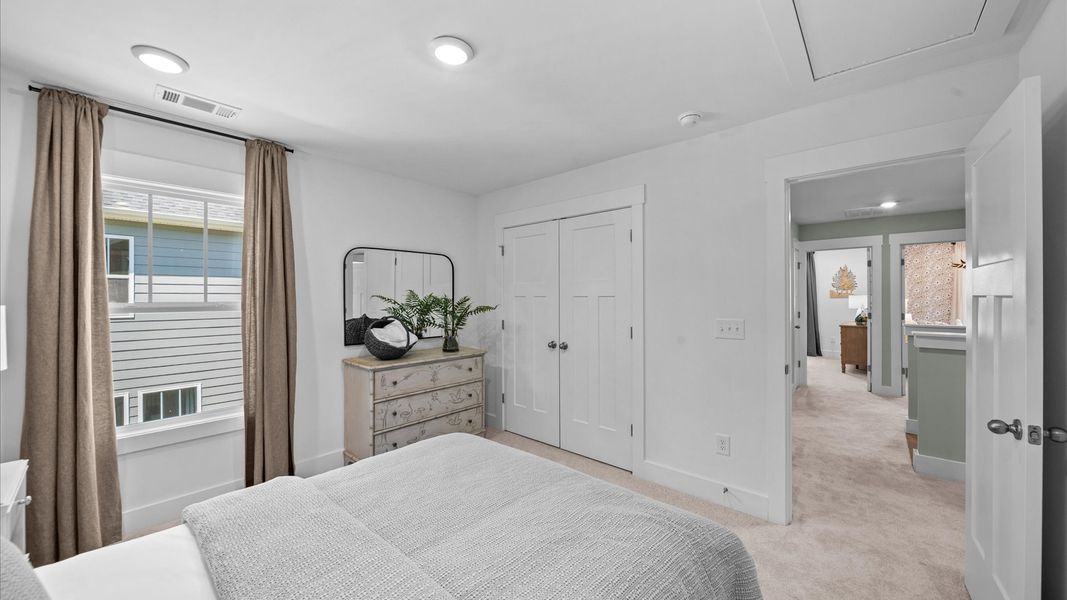 Furnished interior view inside a new home in Creeks at Midway, Anderson (Image 21).