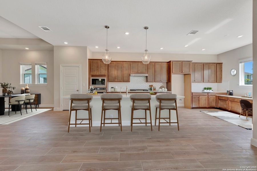 Furnished interior view inside a new home in The Crossvine 55’, Schertz (Image 6).