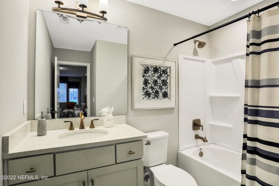 Furnished interior view inside a new home in Silver Landing at SilverLeaf, St. Augustine (Image 10).