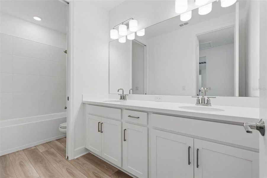 Furnished interior view inside a new home in , Plant City (Image 37).