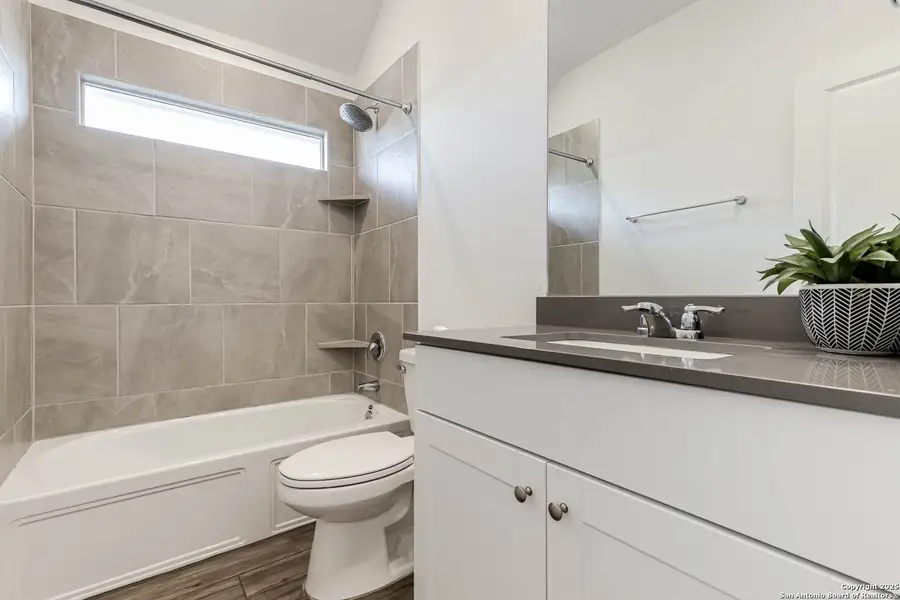 Furnished interior view inside a new home in Johnson Ranch: Brookstone II Collection, Bulverde (Image 14).