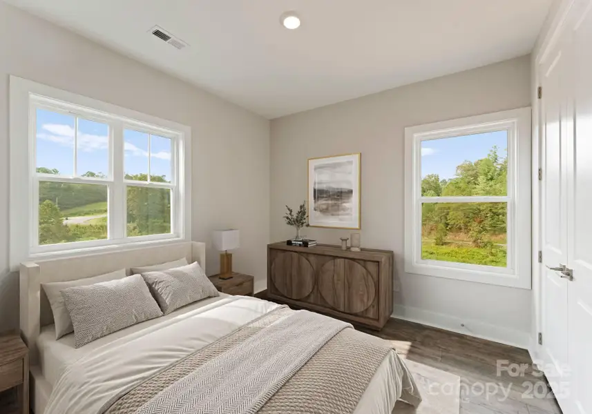 Furnished interior view inside a new home in , Weaverville (Image 10).