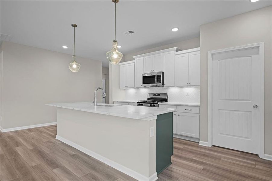 Furnished interior view inside a new home in Easton Park, Dallas (Image 7).
