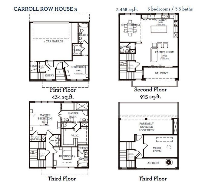 2D floor plan layout of this home in Foundry Row, Fort Worth, TX (Image 2). 2D floor plan layout of this home in Foundry Row, Fort Worth, TX (Image 2).