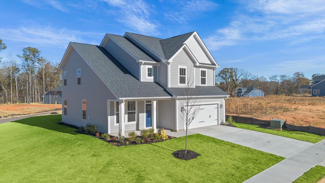 Top-notch exterior finishes in a select, well-established Anderson community