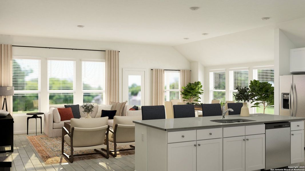 Furnished interior view inside a new home in Gatehouse: Brookstone II Collection, New Braunfels (Image 12). Furnished interior view inside a new home in Gatehouse: Brookstone II Collection, New Braunfels (Image 12).