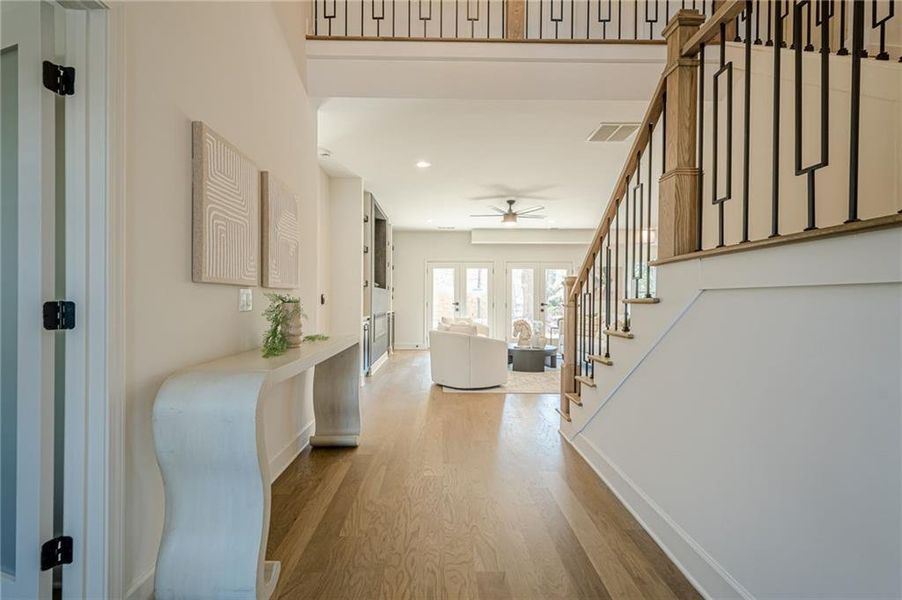 Furnished interior view inside a new home in , Powder Springs (Image 18). Furnished interior view inside a new home in , Powder Springs (Image 18).