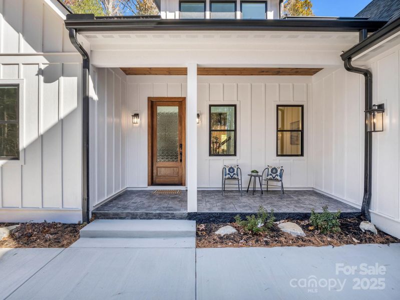 Exterior details and patio area of a home in , Hendersonville (Image 3).