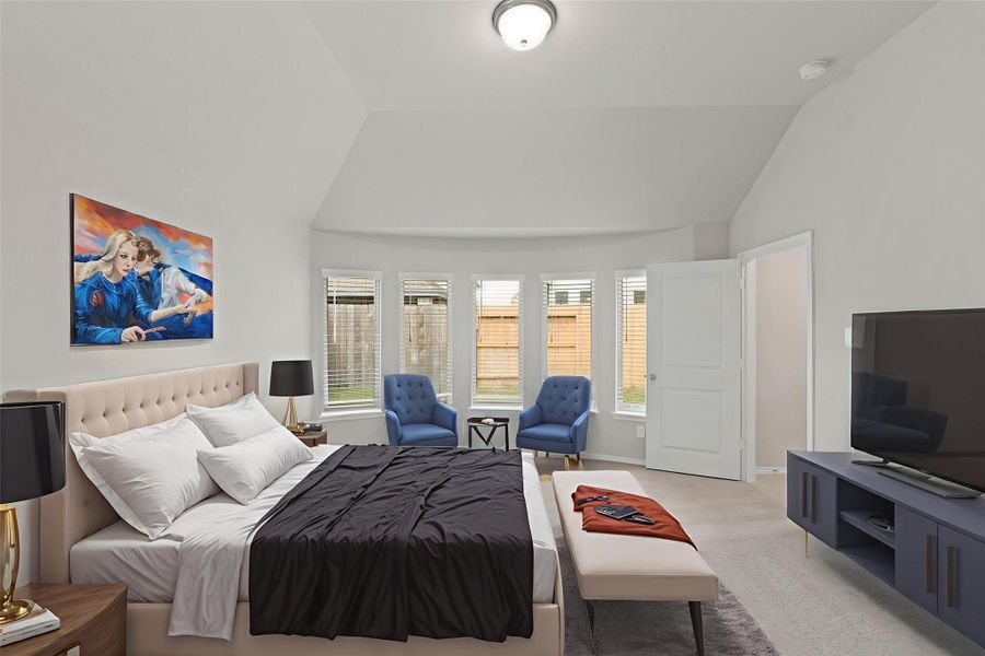 Furnished interior view inside a new home in The Trails, New Caney (Image 10). Furnished interior view inside a new home in The Trails, New Caney (Image 10).