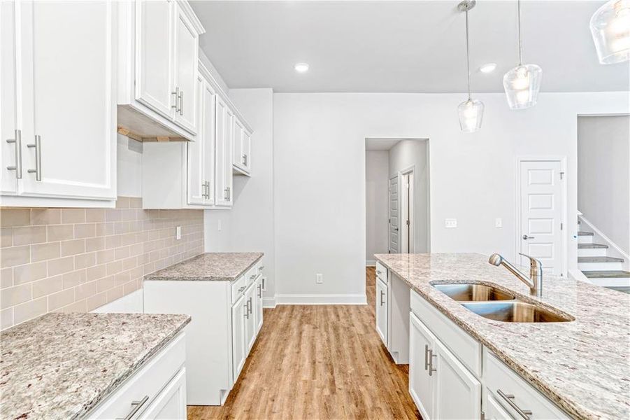 Furnished interior view inside a new home in Waters Edge, Mansfield (Image 9).