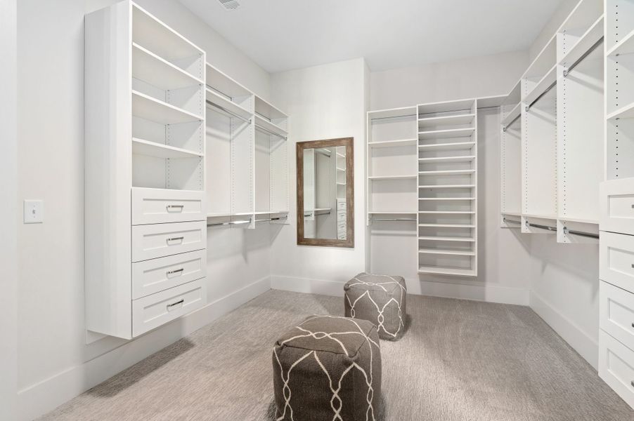 Representative furnished interior of a home built from the Chatsworth by Peachtree Residential in White Post on Lake Lanier, Gainesville (Image 10).