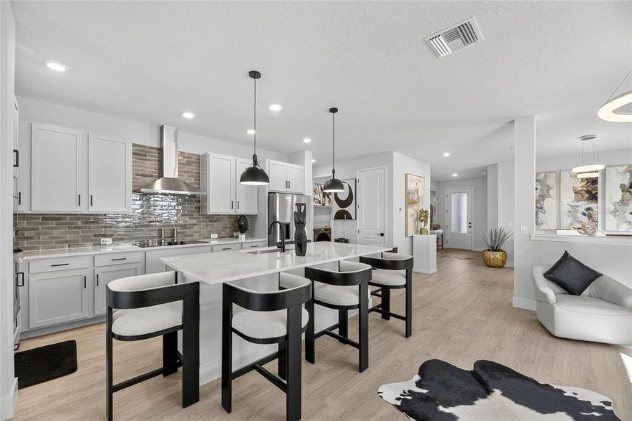 Furnished interior view inside a new home in The Peninsula at Rhodine Lake, Riverview (Image 25).