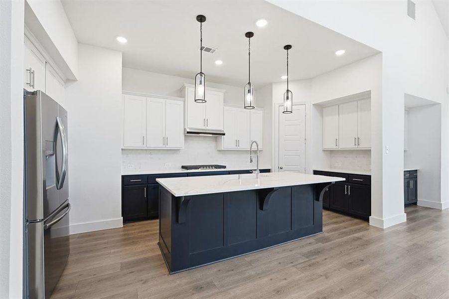 Furnished interior view inside a new home in Sandbrock Ranch, Aubrey (Image 8). Furnished interior view inside a new home in Sandbrock Ranch, Aubrey (Image 8).